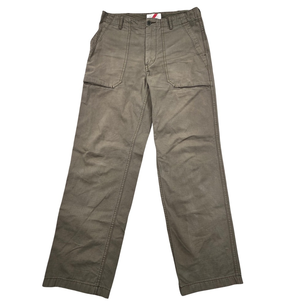 Best Made Co Ripstop Fatigue Pant Baker 100% Cotton Olive Green Mens 30x30